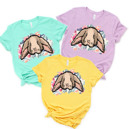 Floral Easter Bunny (DTF) CCC222