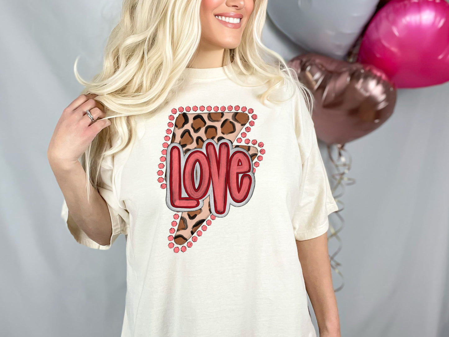 LOVE-LEOPARD BOLT (DTF) CCC335