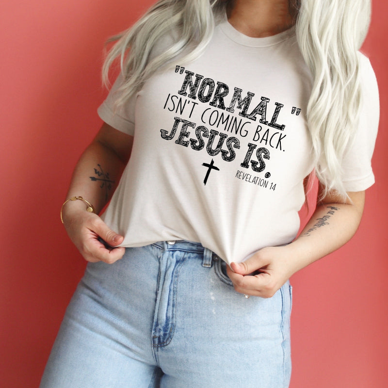 Normal isn't coming back but Jesus is-BLACK (HIGH HEAT) #216