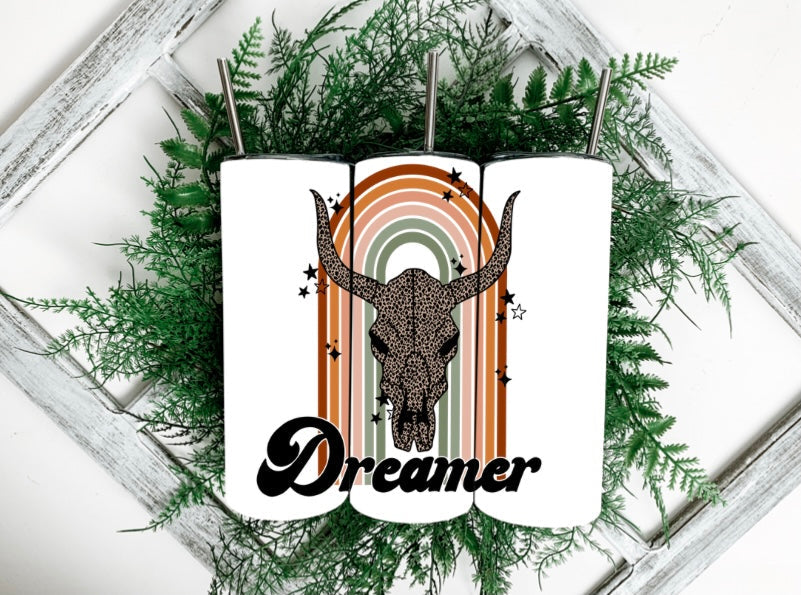 Rainbow Bull Dreamer Tumbler #5015T