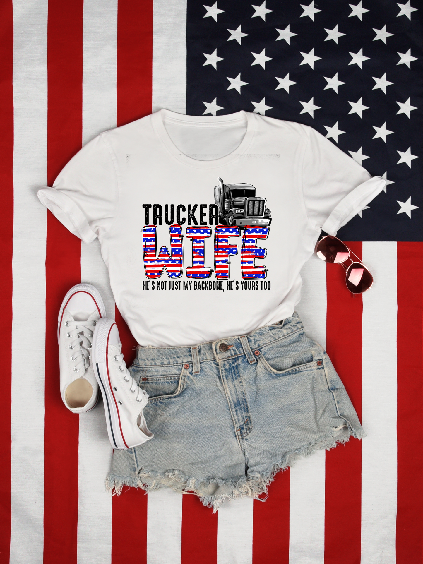 Truckers Wife DTF Transfer SS0028