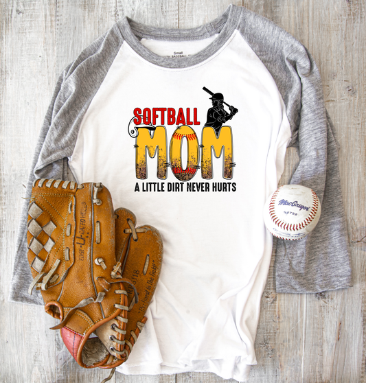 Softball Mom DTF Transfer SS0035