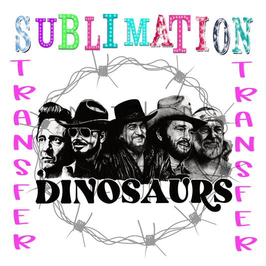 Dinosaurs-RAJE EXCLUSIVE SUBLIMATION TRANSFER (831)