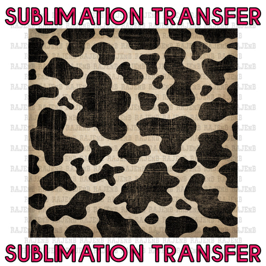Distressed Cowhide2 Background Sheet Sublimation Transfer #4082SUB