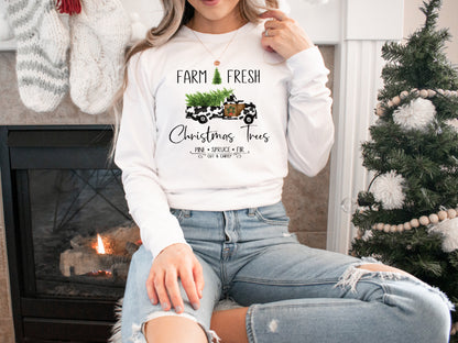 Farm Fresh Trees-Cowhide Truck (DTF) 12-355