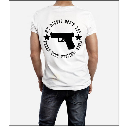 My Rights Don't End Where Your Feelings Begin 2nd Amendment-Screen Print - RAJE 