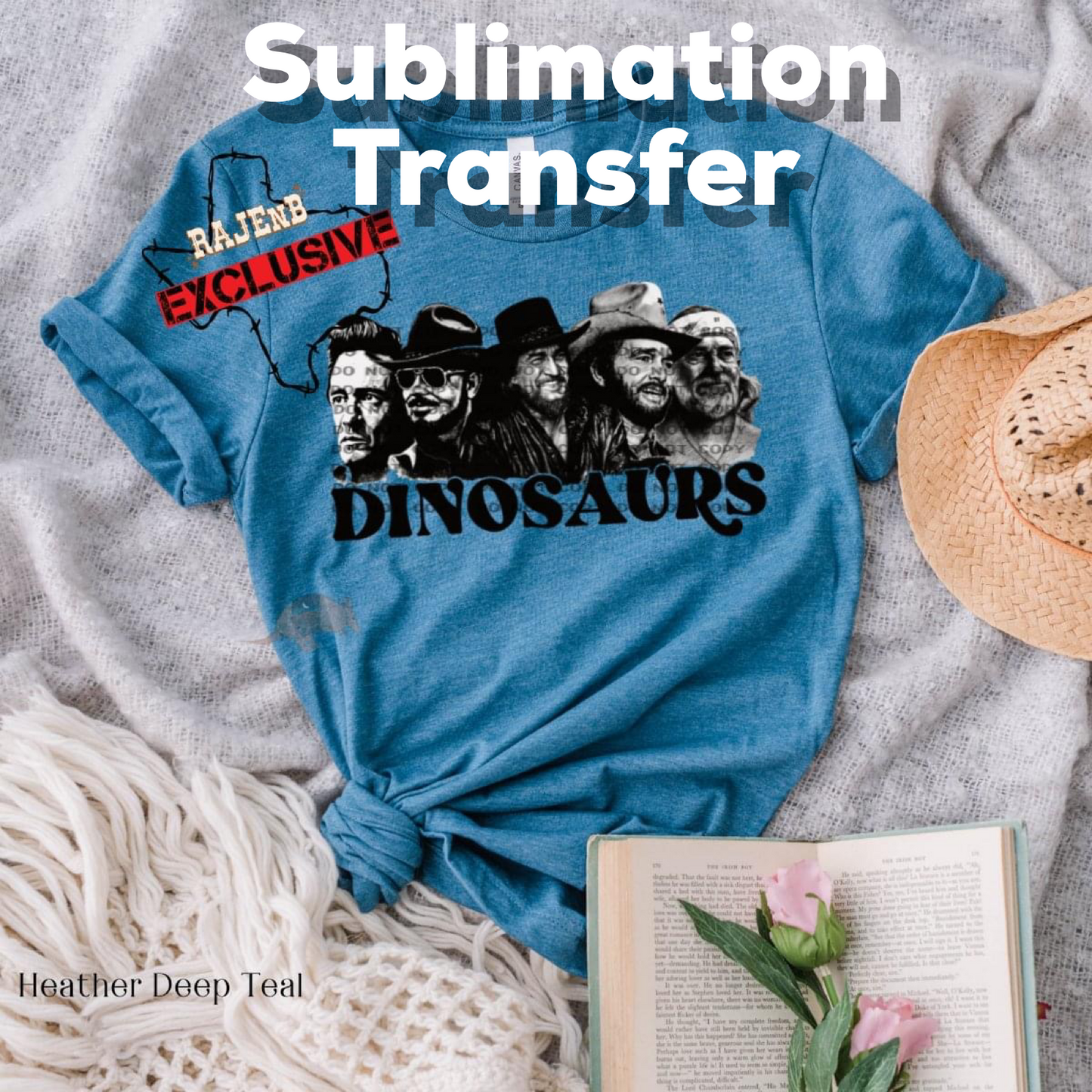 Dinosaurs-RAJE EXCLUSIVE SUBLIMATION TRANSFER (831)