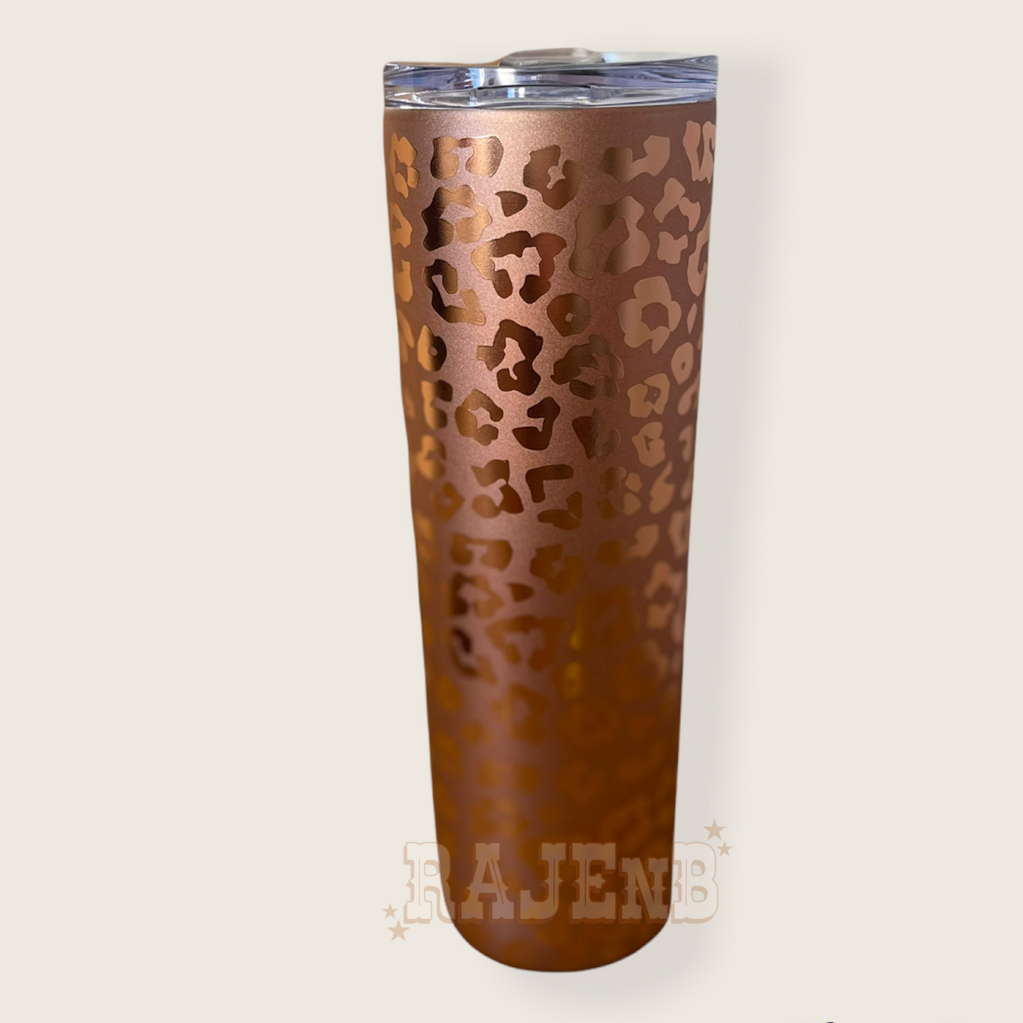 20 ounce Rose Gold Leopard Stainless Steel Tumbler RG20