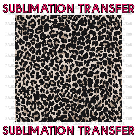 Leopard1 Background Sheet Sublimation Transfer #4083SUB
