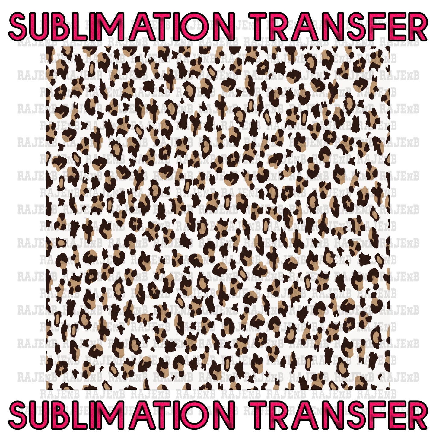 Leopard2 Background Sheet Sublimation Transfer #4084SUB