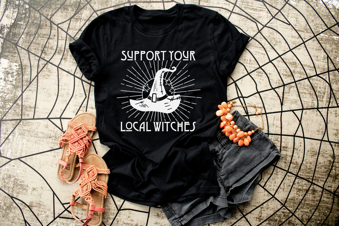 Support Your Local Witches-White (HIGH HEAT) #10-139
