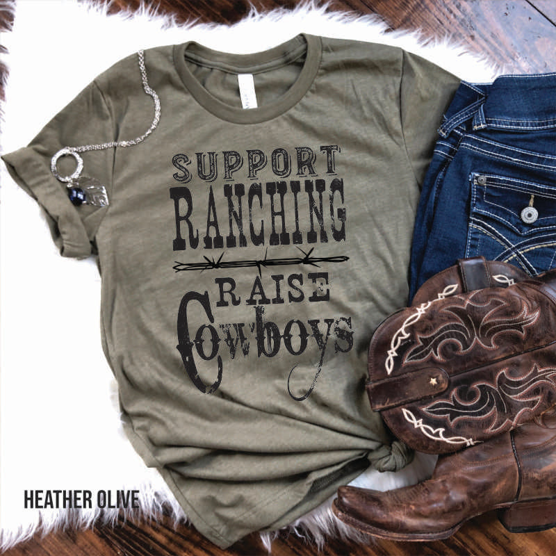 Support Ranching Raise Cowboys-Black Ink (HIGH HEAT 375/7) #510 - RAJE 